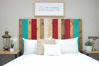 Picture of Sugar Mix Headboard Full Size, Hanger Style, Handcrafted. Mounts on Wall. Easy Installation