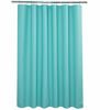 Picture of AmazerBath Plastic Shower Curtain, 72 x 72 Inches EVA 8G Shower Curtain with Clear Stones and 12 Metal Grommet Holes Waterproof Thick Bathroom Curtains-Teal