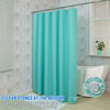 Picture of AmazerBath Plastic Shower Curtain, 72 x 72 Inches EVA 8G Shower Curtain with Clear Stones and 12 Metal Grommet Holes Waterproof Thick Bathroom Curtains-Teal