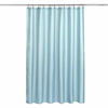 Picture of Fabric Shower Curtain or Liner - Hotel Quality, Machine Washable, Water Repellent - Blue Fog, 72x72