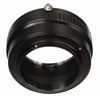 Picture of Fotasy Manual Nikon Lens to Canon EF-M Mount Adapter, Nikon F EFM, Nikon F EOS M Adapter, EFM NK Adaptor, fits Nikon Lens & Canon EOS-M Mirrorless Cameras M1 M2 M3 M5 M6 M6 Mark II M10 M50 M100 M200, EMNK