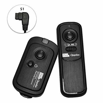 Picture of Pixel 2.4GHz Wireless Remote Shutter Release Romote Control S1 for Sony A100 A200 A300 A350 A400 A450 A500 A550 A560 A580 A700 A850 A900 A33 A35 A37 A55 A57 A65 A67 A77 A99 Replaces Sony RM-L1AM