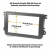 Picture of Scosche CR1289B Compatible with 2005-08 Chrysler/Dodge/Jeep ISO Double DIN & DIN+Pocket Dash Kit, Models w/Nav