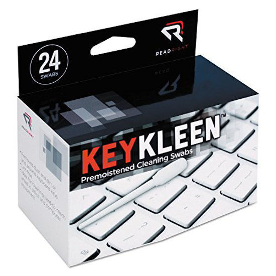 Picture of Read Right RR1243 KeyKleen Premoistened Cleaning Swabs 24/Box