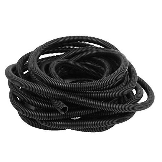 Picture of uxcell 1/2 inches Flexible Wire Loom Tubing Electrical Cord Covers Wire Protector, 33 Feet