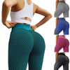 Picture of Famous TikTok Leggings, Yoga Pants for Women High Waist Tummy Control Booty Bubble Hip Lifting Workout Running Tights D-Gray