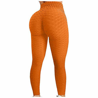 Picture of Famous TikTok Leggings, Yoga Pants for Women High Waist Tummy Control Booty Bubble Hip Lifting Workout Running Tights