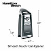 Picture of Hamilton Beach (76606ZA) Smooth Touch Electric Automatic Can Opener with Easy Push Down Lever, Opens All Standard-Size and Pop-Top Cans, Extra Tall, Black and Chrome