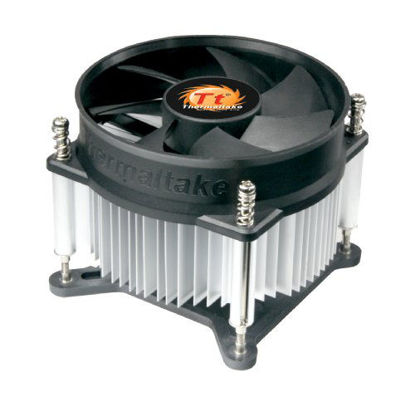 Picture of Thermaltake 7-bladed 92mm 4-Pins PWM Aluminum Extrusion CPU Cooling Fan for Intel Core i7/i5/i3 CLP0556-B