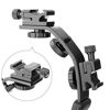 Picture of ChromLives Camera L Bracket Mount Video Grip L-Bracket with Dual Flash Cold Shoe Mount 1/4'' Tripod Screw, Heavy Duty Padded Hand Grip for DSLR Camera Camcorder (Updated)