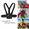 Picture of Sametop Chest Mount Harness Chesty Strap Compatible with GoPro Hero 9 Black, 8 Black, Hero 7 Black, 7 Silver, 7 White, Hero 6, 5, 4, Session, 3+, 3, 2, 1, Hero (2018), Fusion, DJI Osmo Action Cameras