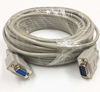 Picture of 25 Foot DB9 Male to Female RS232 Extension Serial Cable - 28 AWG Shielded