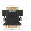 Picture of DVI-I to VGA Adapter, Benfei 2 Pack DVI 24+5 to VGA Male to Female Adapter with Gold Plated Cord