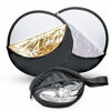 Picture of Emart 24 5-in-1 Portable Photography Studio Multi Photo Disc Collapsible Light Reflector with Bag - Translucent, Silver, Gold, White and Black