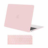 Picture of MOSISO Compatible with MacBook Air 13 inch Case 2020 2019 2018 Release A2337 M1 A2179 A1932 Retina Display with Touch ID, Protective Plastic Hard Shell Case & Keyboard Cover Skin, Rose Quartz