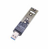 Picture of M.2 NVME USB 3.1 Adapter, M-Key M.2 NVME to USB Card Reader USB 3.1 Gen 2 Bridge Chip with 10 Gbps High Performance, Compatible with Samsung 950/960/970 Evo/Pro or Other M.2 SSDs with PCI-E Type