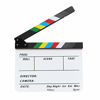 Picture of Coolbuy112 Movie Directors Clapboard, Photography Studio Video TV Acrylic Clapper Board Dry Erase Film Slate Cut Action Scene Clapper with a Magnetic Blackboard Eraser and Two Custom Pens