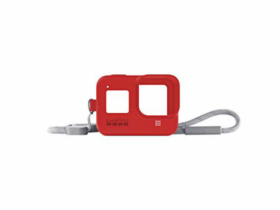 Picture of GoPro Sleeve + Lanyard (HERO8 Black) Firecracker Red - Official GoPro Accessory