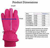 Picture of N'Ice Caps Kids Bulky Thinsulate Waterproof Winter Snow Ski Glove with Ridges (Fuchsia 1, 3-4 Years)