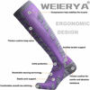 Picture of WEIERYA Ski Socks 2 Pairs Pack for Skiing, Snowboarding, Cold Weather, Winter Performance Socks Purple Small