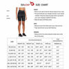 Picture of BALEAF Women's 8" Buttery Soft Biker Yoga Shorts High Waisted Workout Compression Pocketed Shorts Black Size S