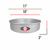 Picture of Fat Daddio's Round Cake Pan, 10 x 3 Inch, Silver