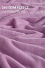 Picture of Bedsure Flannel Fleece Blanket Throw Size (50 x60 inch),Lilac Light Purple Lavender Violet Lightweight Blanket for Sofa, Couch, Bed Super Soft Cozy Microfiber Blanket