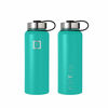 Picture of Iron Flask Sports Water Bottle - 40 Oz, 3 Lids (Straw Lid),Vacuum Insulated Stainless Steel, Modern Double Walled, Simple Thermo Mug, Hydro Metal Canteen