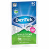 Picture of DenTek Triple Clean Floss Picks, 90 Count, (Pack of 1)