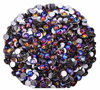 Picture of Jollin Glue Fix Crystal Flatback Rhinestones Glass Diamantes Gems for Nail Art Crafts Decorations Clothes Shoes(ss3 2880pcs, Blue Blaze)