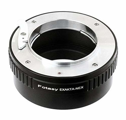 Picture of Fotasy Exakta Lens to Sony E-Mount Adapter, Exackt to E-Mount, Auto Topcon Adapter to E Mount, fits Sony NEX-5T NEX-6 NEX-7 a3000 a3500 a5000 a5100 a6000 a6100 a6300 a6400 a6400 a6500 a6600, NAEX