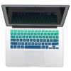 Picture of Batianda New Ombre Color Keyboard Cover Protector Silicone Skin for MacBook Air 13" MacBook Pro 13" 15" 17" (with or w/Out Retina Display) - Gradient Green