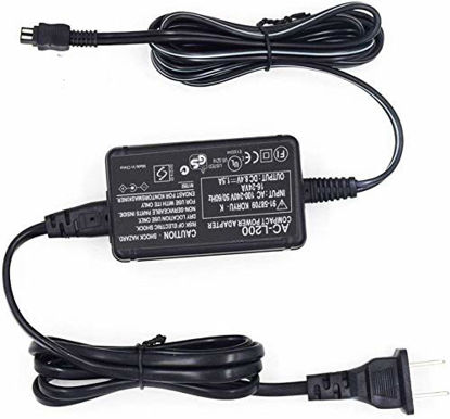 Picture of AC-L200 AC Power Adapter Charger for Sony Handycam DCR-SX40, DCR-SX41,DCR-SX44,DCR- SX45,DCR-SX60,DCR-SX63,DCR-SX65,SX83,SX85,DCR-SR42,DCR-SR45,DCR-SR46,DCR-SR47,DCR-SR68