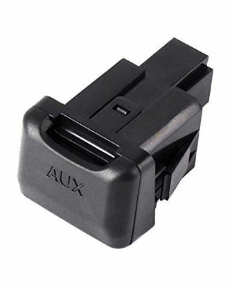 Picture of Aux Port Replacement Compatible with 2006-2011 Civic, Auxiliary Input Adapter Audio Input Jack, 39112-SNA-A01