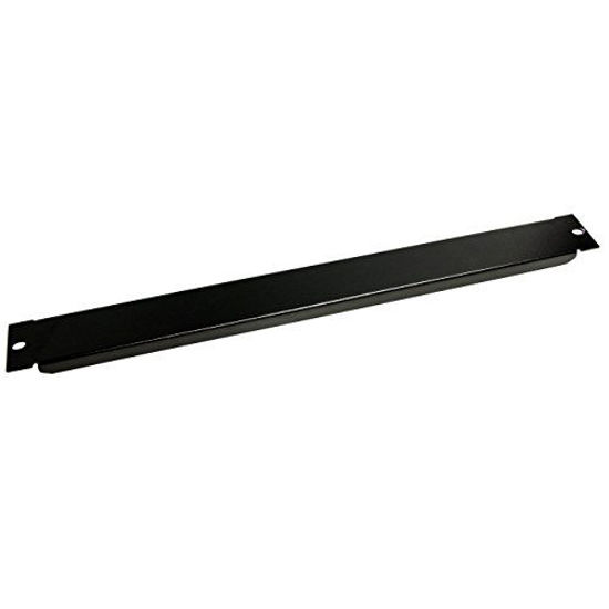 Picture of StarTech.com 1U Blanking Panel - Metal Rack Mount Filler Panel - for 19in Server Rack Enclosure or Cabinet - Steel - Black (BLANKB1)