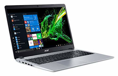 Picture of Acer Aspire 5 Slim Laptop, 15.6 inches Full HD IPS Display, AMD Ryzen 3 3200U, Vega 3 Graphics, 4GB DDR4, 128GB SSD, Backlit Keyboard, Windows 10 in S Mode, A515-43-R19L, Silver