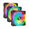 Picture of Corsair QL Series, Ql120 RGB, 120mm RGB LED Fan, Triple Pack with Lighting Node Core