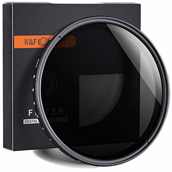 Picture of K&F Concept 43mm ND Variable Fader Neutral Density Adjustable Filter ND2-ND400 for Camera Lens