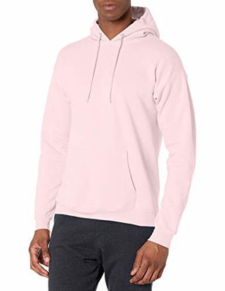 Picture of Hanes Men's Pullover Ecosmart Fleece Hooded Sweatshirt, pale pink, 2XL
