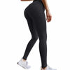 Picture of Famous TikTok Leggings, Yoga Pants for Women High Waist Tummy Control Booty Bubble Hip Lifting Workout Running Tights D-Black