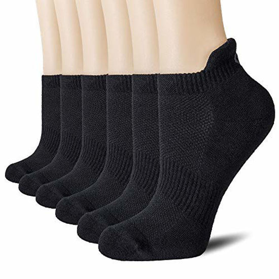 GetUSCart- CelerSport Cushion No Show Tab Athletic Running Socks