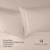 Picture of 1500 Supreme Collection Bed Sheet Set - Extra Soft, Elastic Corner Straps, Deep Pockets, Wrinkle & Fade Resistant Hypoallergenic Sheets Set, Luxury Hotel Bedding, California King, Beige