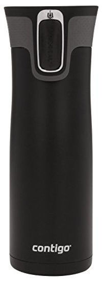 Picture of Contigo Autoseal West Loop Vacuum-Insulated Stainless Steel Travel Mug with Easy-Clean Lid, 20 Oz., Matte Black