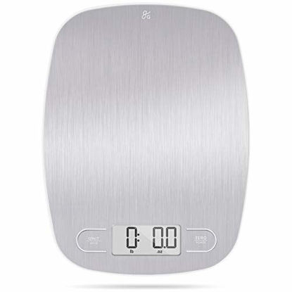 Picture of Digital Kitchen Scale Digital Weight Grams and Ounces (Stainless Steel)