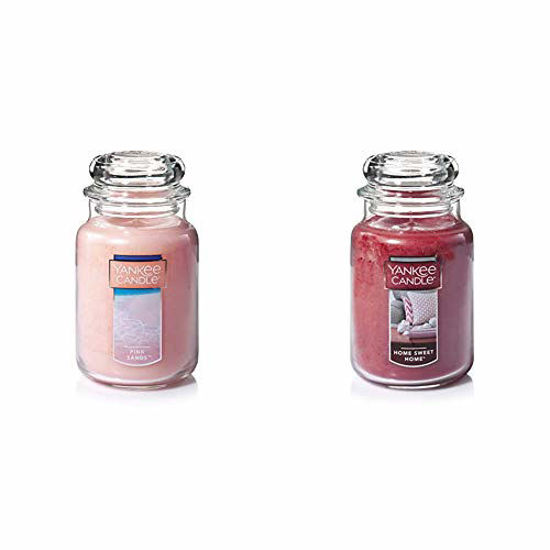 Picture of Yankee Candle Large Jar Candle Pink Sands & Large Jar Candle Home Sweet Home