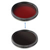 Picture of Fotga 46mm Six-in-One Adjustable Infrared IR Pass X-Ray Lens Filter 530nm to 750nm