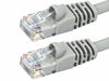 Picture of Monoprice 103368 Cat5e Ethernet Patch Cable - Network Internet Cord - RJ45, Stranded, 350Mhz, UTP, Pure Bare Copper Wire, 24AWG, 2ft, Gray
