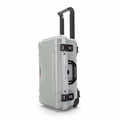 Picture of Nanuk 935 Waterproof Carry-On Hard Case with Wheels and Padded Divider - Silver