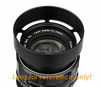 Picture of Fotasy Metal 43mm Vented Lens Hood, 43mm Metal Hood, 43mm Lens Hood for Fuji Leica Leitz Panasonic Olympus Panasonic Sony Lens, 43mm Screw-in Lens Hood