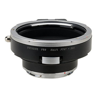 Picture of Fotodiox Pro Lens Mount Shift Adapter - Pentax 6x7 (P67, PK67) Mount SLR Lens to Canon EOS (EF, EF-S) Mount SLR Camera Body